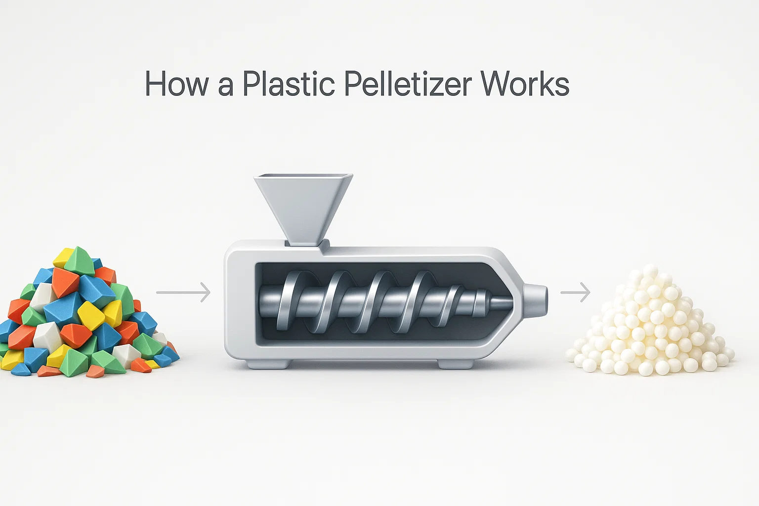 How Does a Plastic Pelletizer Work? A Comprehensive Guide