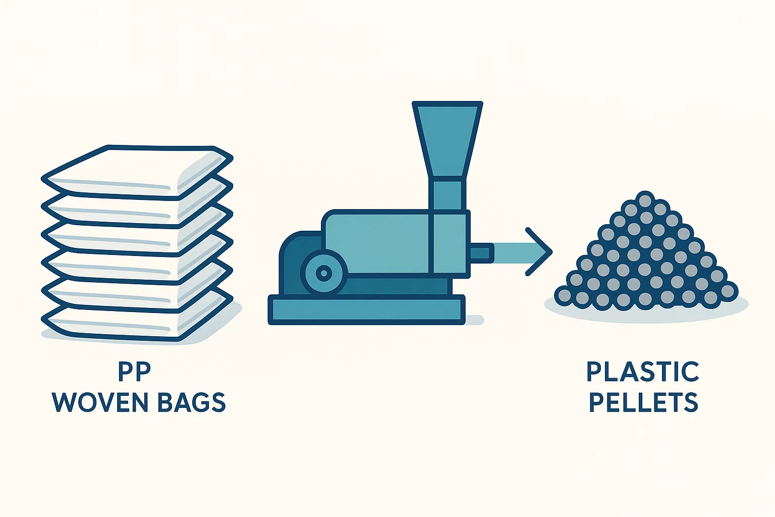 A Plant Manager's Guide to Recycling PP Woven Bags & Raffia Scrap