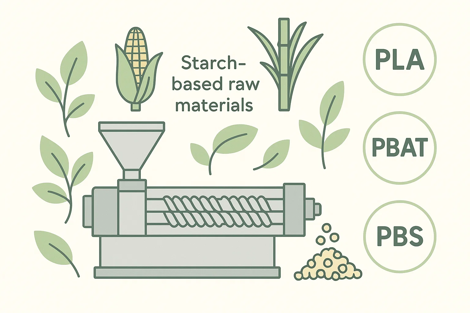Biodegradable Plastic Extruders