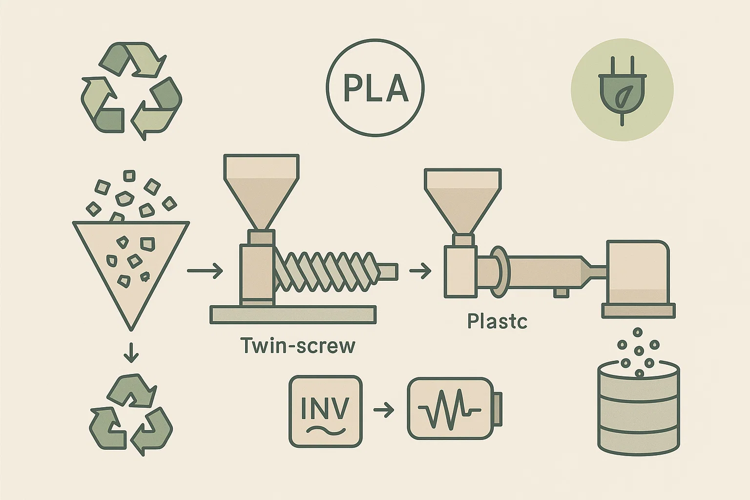 Plastic Pelletizer Extruder Explained | Rumtoo