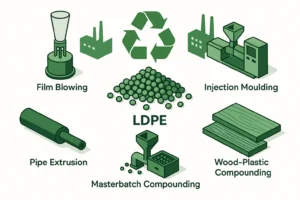 Las 5 Mejores Aplicaciones para Pellets de LDPE Reciclados