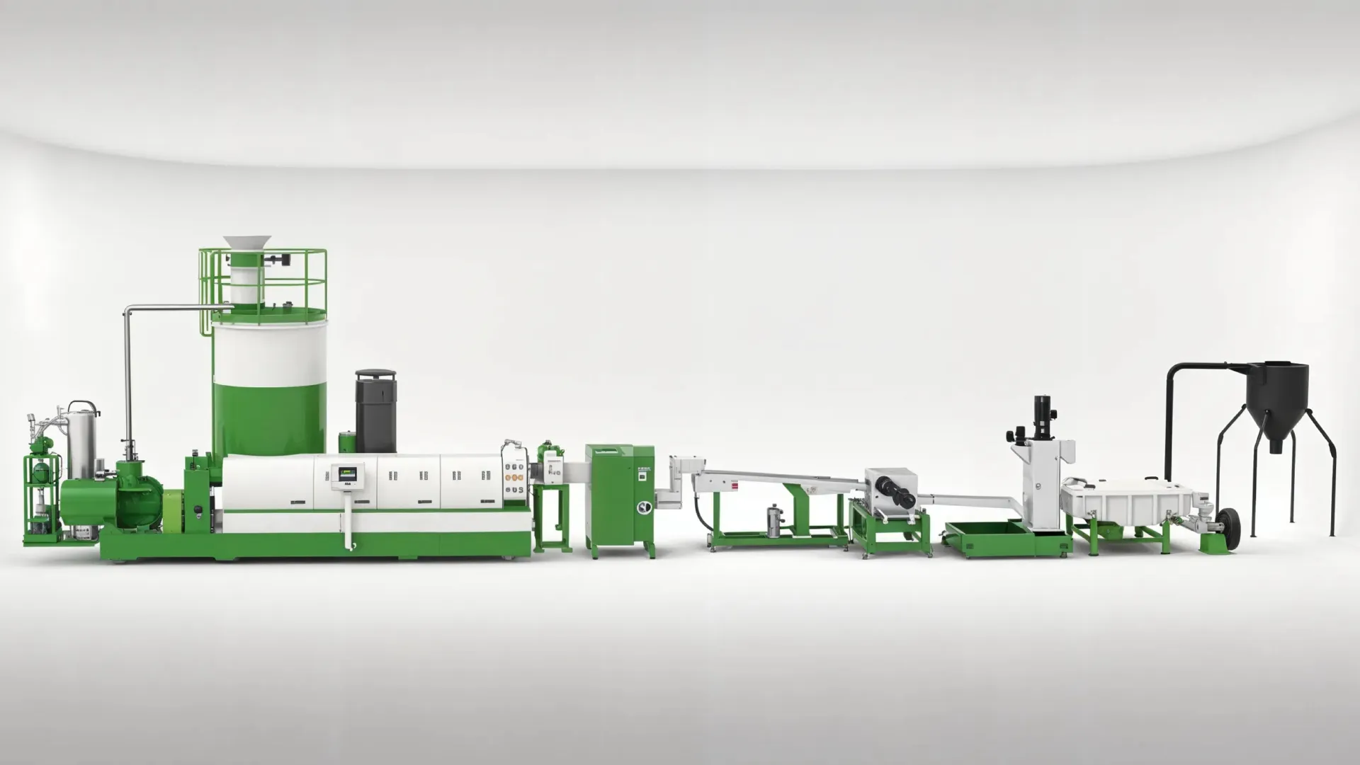 Melt-blown Fabric Recycling Pelletizing Machine