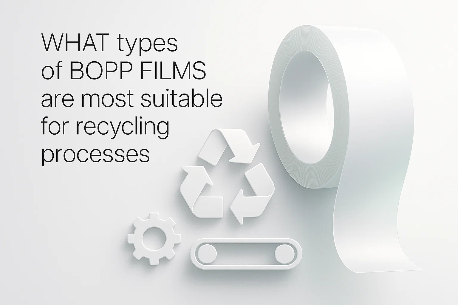 What types of BOPP films are most suitable for recycling processes