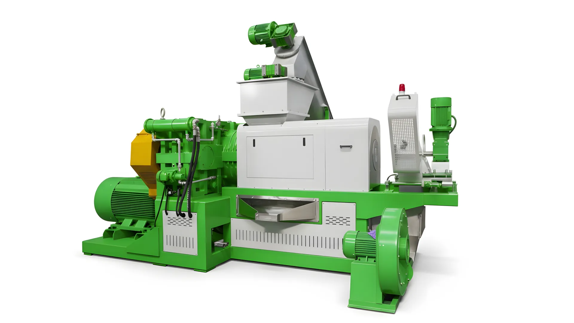 Squeezer Dryer for PP/PE Film & Woven Bags | Plastic Dewatering