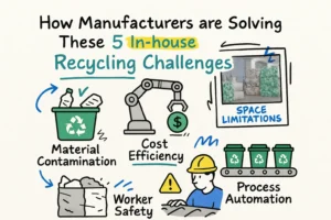 Comment les fabricants résolvent ces 5 défis de recyclage interne