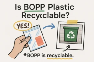 Est-ce que le plastique BOPP est recyclable ?